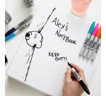 Pack de 20 marqueurs permanent Sharpie noir + 4 offerts