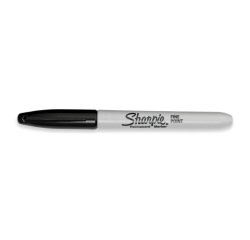 Pack von 20 schwarzen Permanentmarkern von Sharpie + 4 gratis