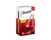 Pack de 20 marqueurs permanent Sharpie noir + 4 offerts