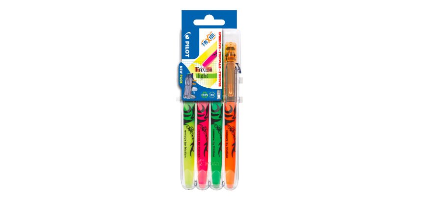Surligneur Pilot FriXion Light effaçable - Set de 4