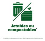 Serpillère St Marc jetable antibactérien - paquet de 20