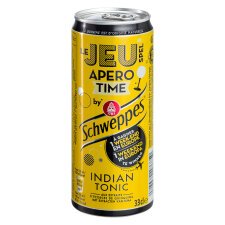 Schweppes Indian Tonic  33 cl - 24 canettes