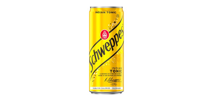 Schweppes Indian Tonic  33 cl - 24 canettes