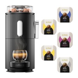 Pack machine Coffee B by Café Royal + 5 boites de boules de café