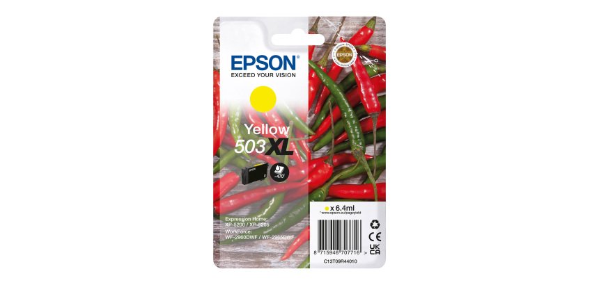 Cartridge Epson 503XL hoge capaciteit afzonderlijke kleuren voor inkjetprinter