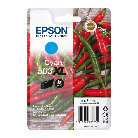 Epson 503XL cartucho original cian alta capacidad