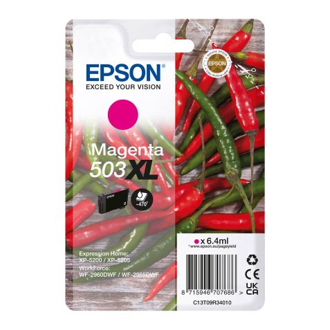 Cartridge Epson 503XL high capacity separate colours for inkjet printer