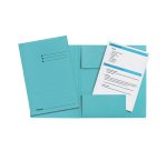 Mappe 3 Klappen Esselte Manila - blau - Format Folio