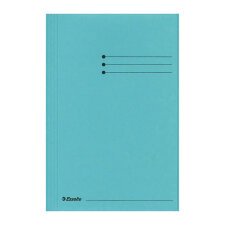 Chemises 3 rabats Esselte manilla  - bleu -  format folio