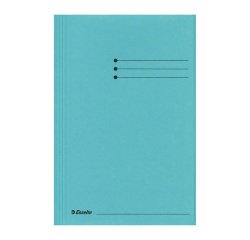 Chemises 3 rabats Esselte manilla  - bleu -  format folio