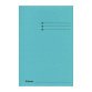 Mappen 3 kleppen Esselte manilla - blauw - formaat folio