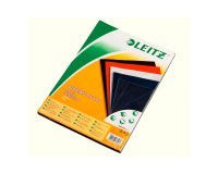 Couverture de reliure PVC 15/100 transparente incolore LEITZ - Paquet de 100