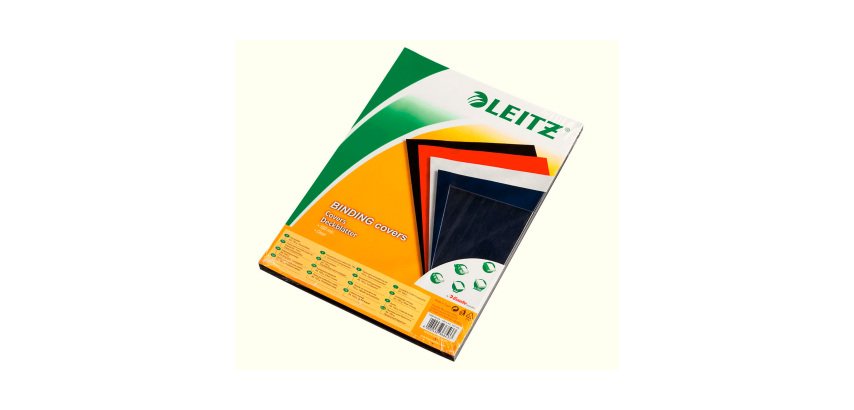 Bindeabdeckung PVC 15/100 Leitz transparent farblos - Packung mit 100