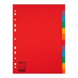 Colored A4 divider Esselte 12 neutral multicolored tabs - 1 set of 12