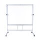 Swiveling enamel whiteboard Plus NF double-sided 120 x 180 cm