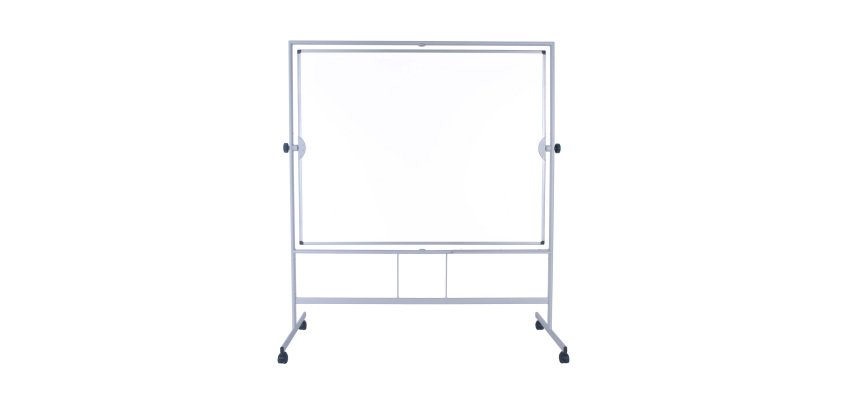 Swiveling enamel whiteboard Plus NF double-sided 120 x 180 cm