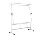 Tableau blanc émaillé pivotant Plus NF double face 120 x 180 cm