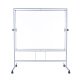 Double-sided swiveling enamel whiteboard Plus NF 120 x 150 cm