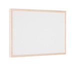 Tableau blanc laqué cadre bois 40 x 60 cm Bi-Office