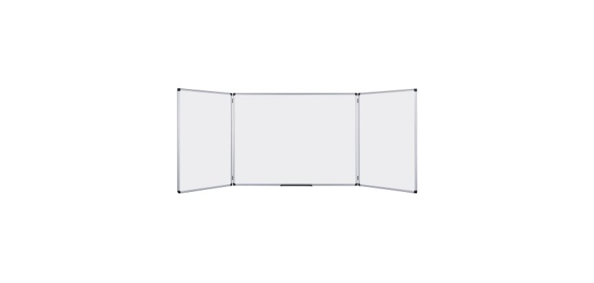 Tableau triptyque blanc laqué Trio Maya 60 x 90 cm Bi-Office