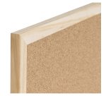 Tableau mixte liège / blanc laqué magnétique cadre bois Bi-Office