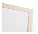 Tableau blanc laqué cadre bois 60 x 90 cm Bi-Office