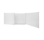 Tableau triptyque blanc émaillé Trio Maya NF 100 x 200 cm Bi-Office