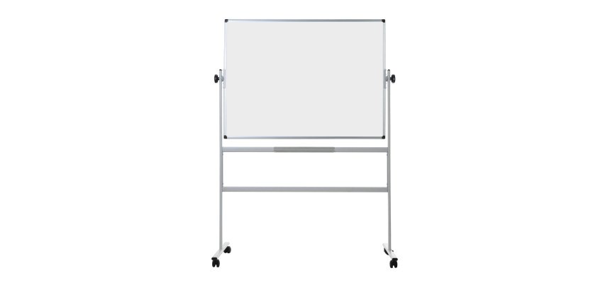 Tableau blanc émaillé pivotant double face 100 x 150 cm Bi-Office