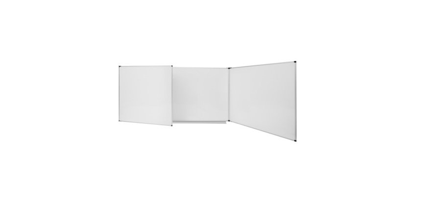 Tableau triptyque blanc émaillé Trio Maya NF 90 x 120 cm Bi-Office