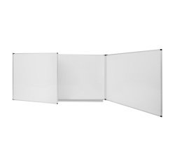 Witbord drieluik geëmailleerd Trio Maya NF 100 x 150 cm Bi-Office