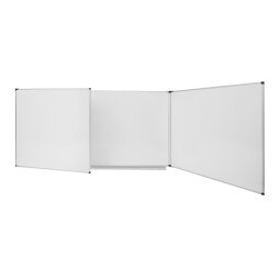 Tableau triptyque blanc émaillé Trio Maya NF 100 x 150 cm Bi-Office