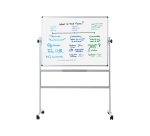 Tableau blanc émaillé pivotant double face 90 x 120 cm Bi-Office