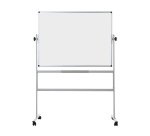 Tableau blanc émaillé pivotant double face 90 x 120 cm Bi-Office