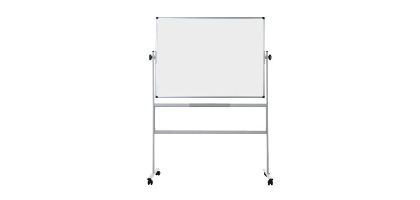 Tableau blanc émaillé pivotant double face 90 x 120 cm Bi-Office