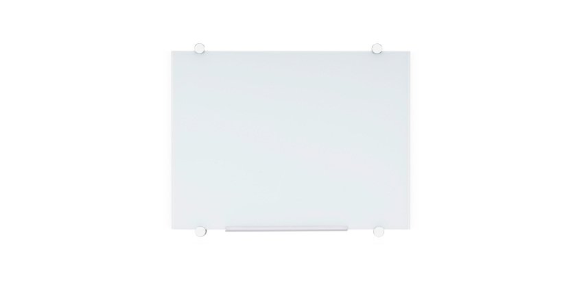 Tableau blanc en verre magnétique Flow de Bi-Office, blanc,  120 x 90 cm
