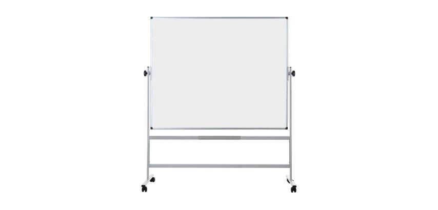 Tableau blanc émaillé pivotant double face Bi-Office