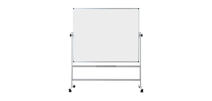 Tableau blanc émaillé pivotant double face 100 x 200 cm Bi-Office