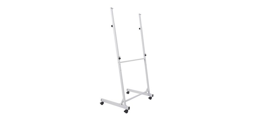 Aluminum mobile base H70 x W90 CM for whiteboards (not included)