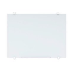 Weißwandtafel in magnetischem Glas Flow Bi-Office  60 x 45 cm