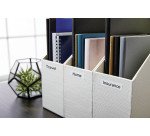 Ruban polyester Dymo D1 12 mm S0718060 écriture noire fond blanc