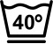 Lavage à 40°, essorage moyen
