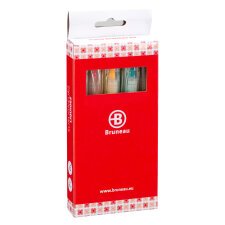 De_surligneurs liquide ass. pastel bruneau - etui