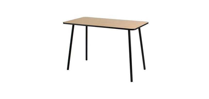 Bureau télétravail HopM H.75 cm piètement métal