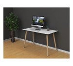 Bureau télétravail Hop piètement bois massif