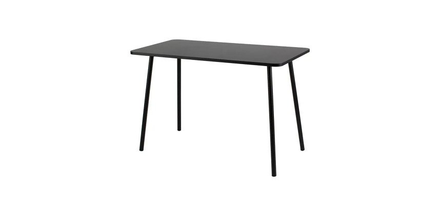 Bureau télétravail HopM H.75 cm piètement métal