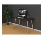 Bureau télétravail Hop piètement bois massif