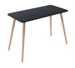 Bureau télétravail Hop piètement bois massif