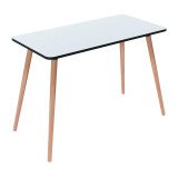 Bureau télétravail Hop piètement bois massif