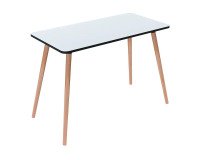 Bureau télétravail Hop piètement bois massif