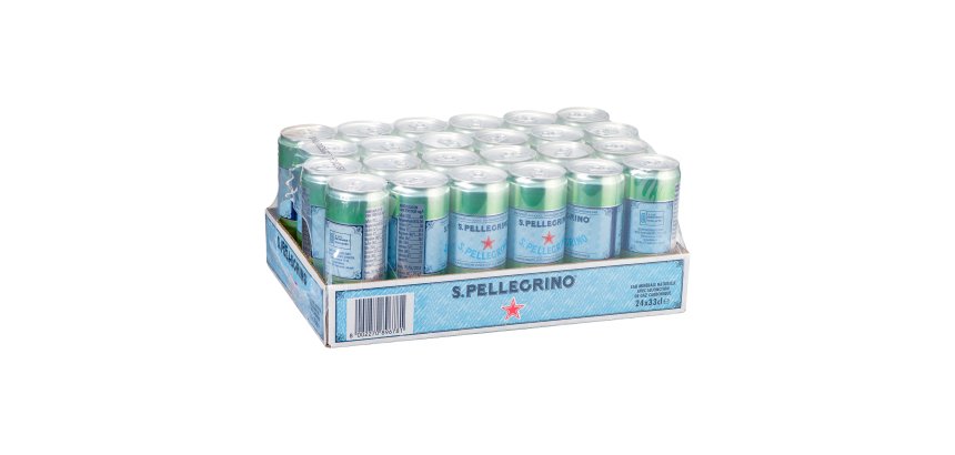 Eau gazeuse San Pellegrino 33 cl - 24 canettes